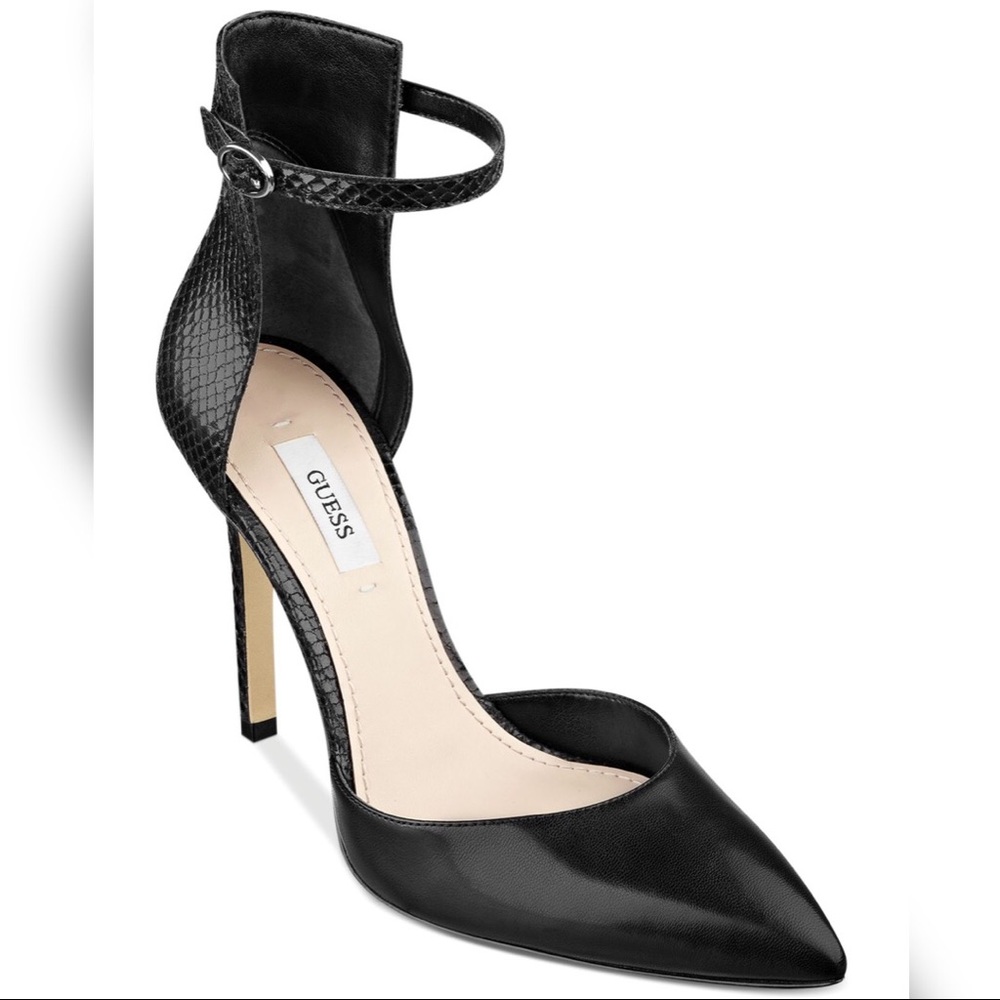 Black Guess Pointed toe heel